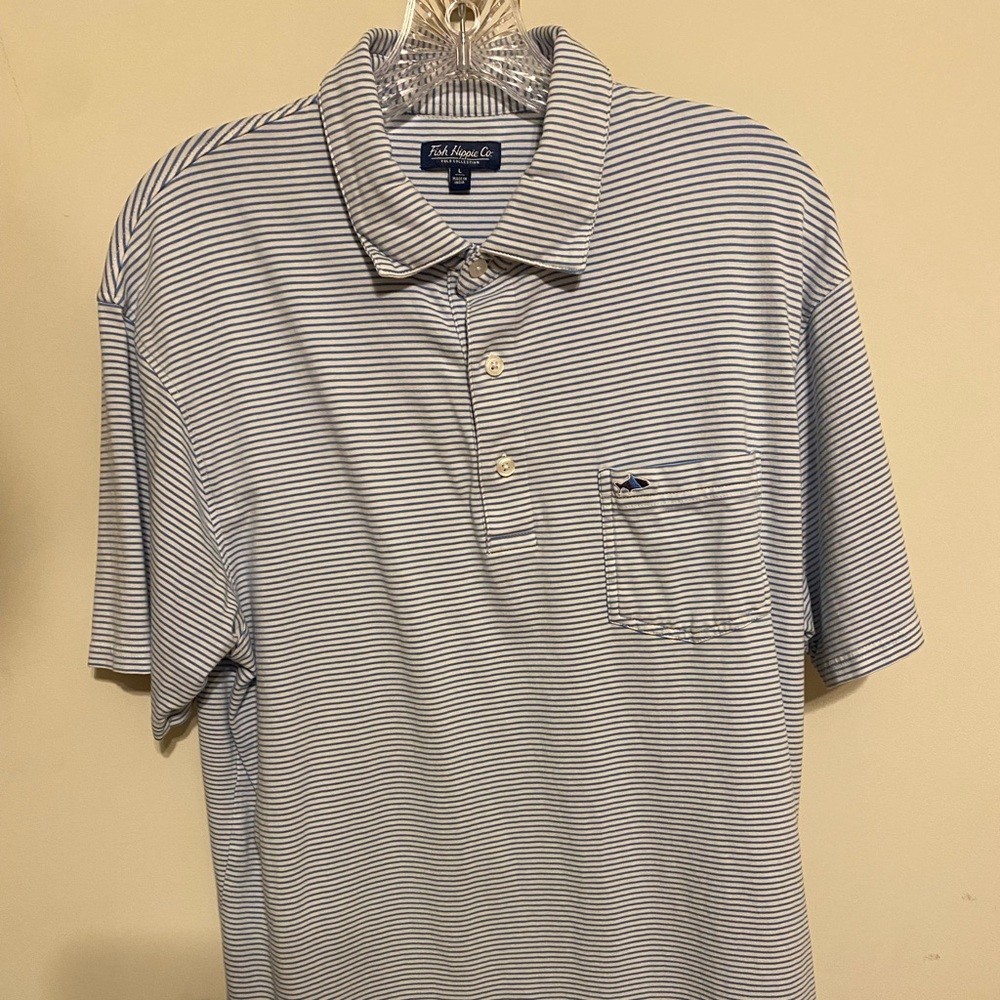 Fish hippie polo